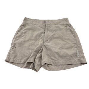 Columbia Womens Casual Nylon Shorts‎ Beige Size Small